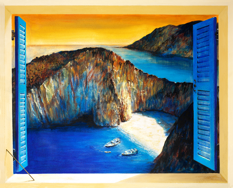 Affresco Spiaggia degli Usignoli - PT-100830